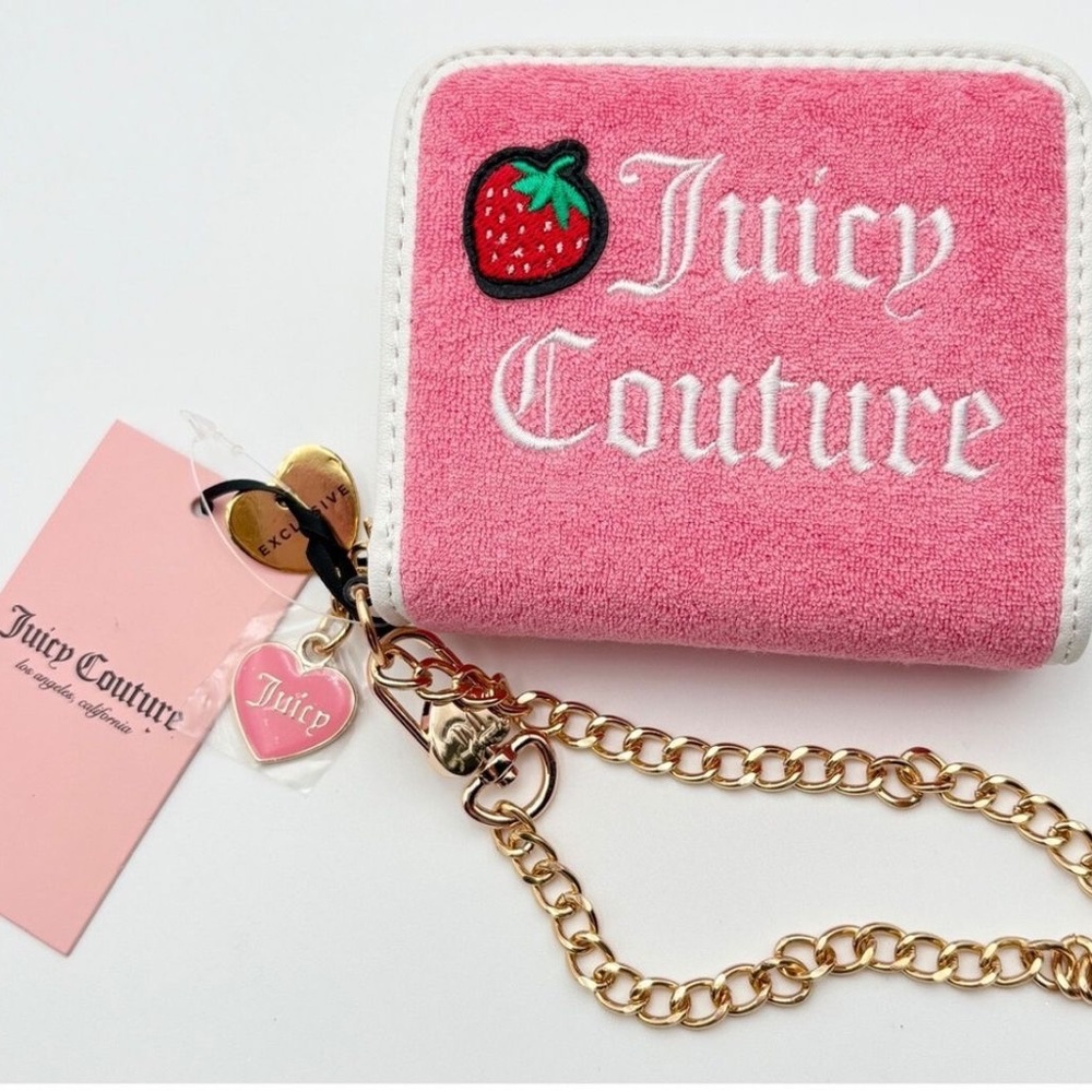 JUICY COUTURE PINK LEMONADE/ANGEL
SWEET JUICY SQUARE COIN PURSE.